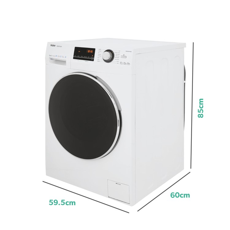 Haier HW100-B14636 10kg 1400rpm Freestanding Washing Machine - White