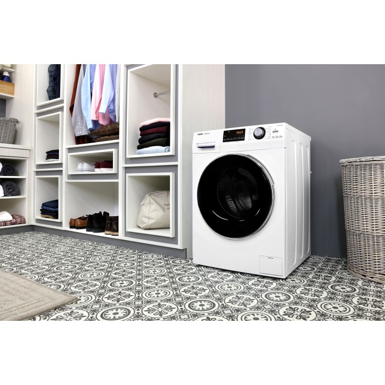 Haier HW100-B14636 10kg 1400rpm Freestanding Washing Machine - White