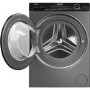 Refurbished Haier I-Pro Series 5 HW100-B14959S8U1 Freestanding 10KG 1400 Spin Washing Machine Graphite