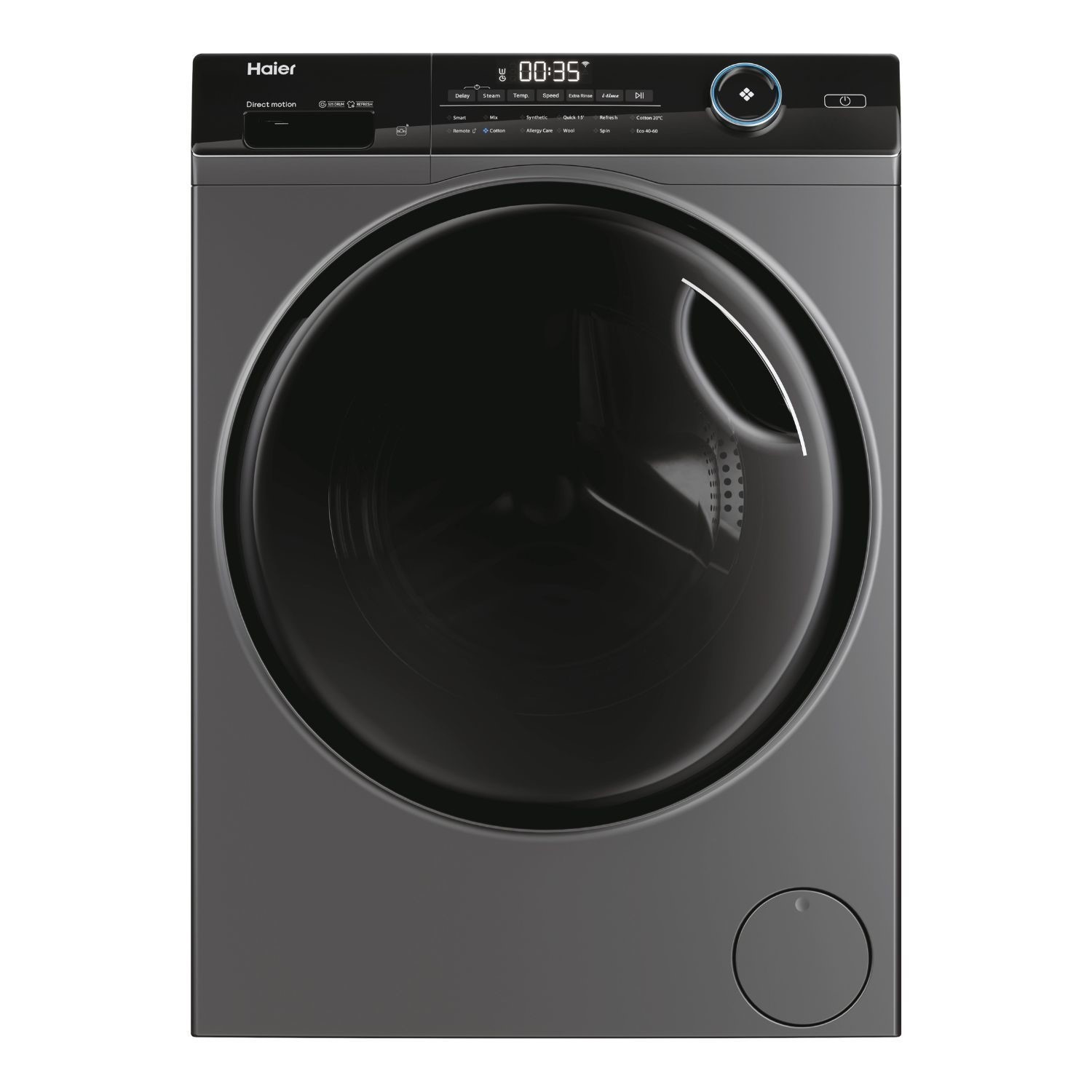 Haier iPro Series 5 10kg 1400rpm Washing Machine - Graphite