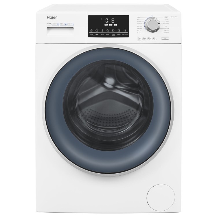 Haier HW120-B14876 12kg 1400rpm Freestanding Washing Machine - White