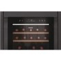 Haier 77 Bottle Dual Zone Freestanding Wine Cooler - Black