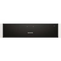 SIEMENS HW1402P2B 14cm High Handleless Warming Drawer in White