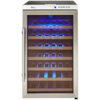 GRADE A1 - Hostess HW40RMA 50cm Wide 40 Bottle Wine Cooler - Stainless Steel
