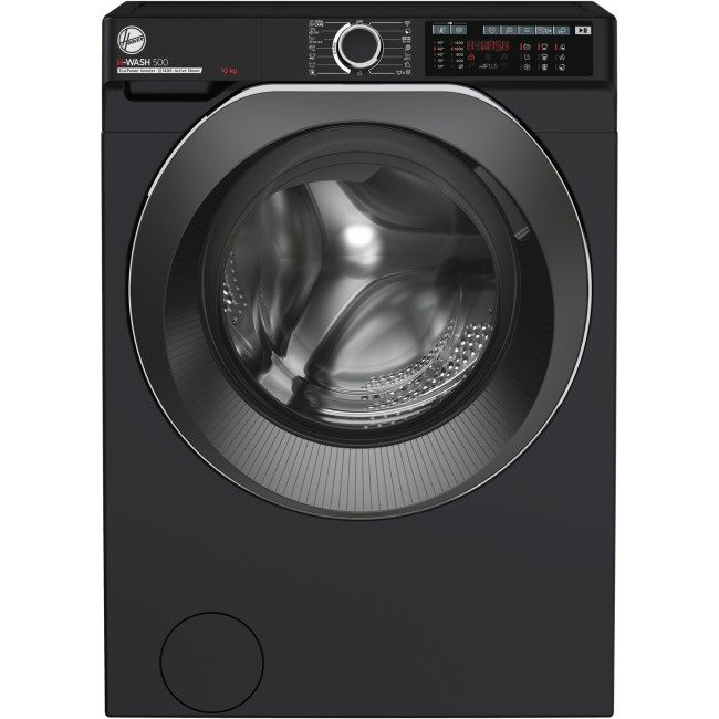 Hoover HW410AMBCB/1-80 H-Wash 500 10kg Freestanding Washing Machine - Black