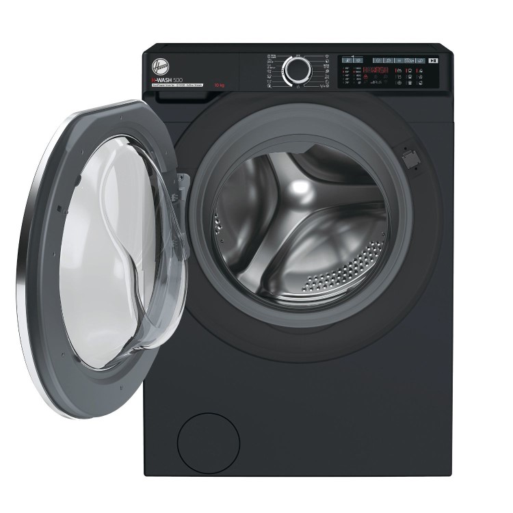 Hoover HW410AMBCB/1-80 H-Wash 500 10kg Freestanding Washing Machine - Black