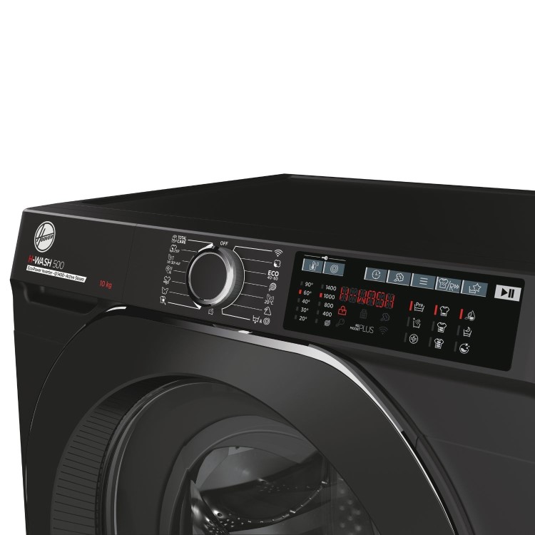 Hoover HW410AMBCB/1-80 H-Wash 500 10kg Freestanding Washing Machine - Black