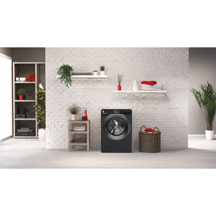 Hoover HW410AMBCB/1-80 H-Wash 500 10kg Freestanding Washing Machine - Black