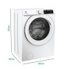 Refurbished Hoover H-Wash 500 HW410AMC1-80 Freestanding 10KG 1400 Spin Washing Machine White