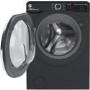 Refurbished Hoover H-Wash 500 HW412AMBCB/1-80 Freestanding 12KG 1400 Spin Washing Machine Black
