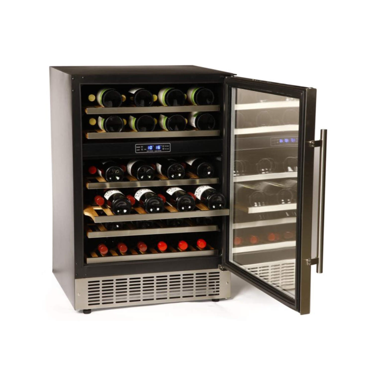 Hostess HW46MA 60cm Wide 46 Bottle Wine Cooler Stainless Steel Appliances Direct
