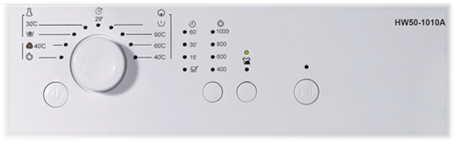 HW501010A Washing machine controls