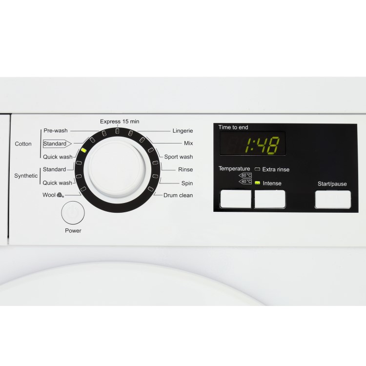 Haier HW80-1411N 8kg 1400rpm Freestanding Washing Machine White