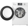 Refurbished Haier HW80-B14876 Freestanding 8KG 1400 Spin Washing Machine with Direct Motion Moto White
