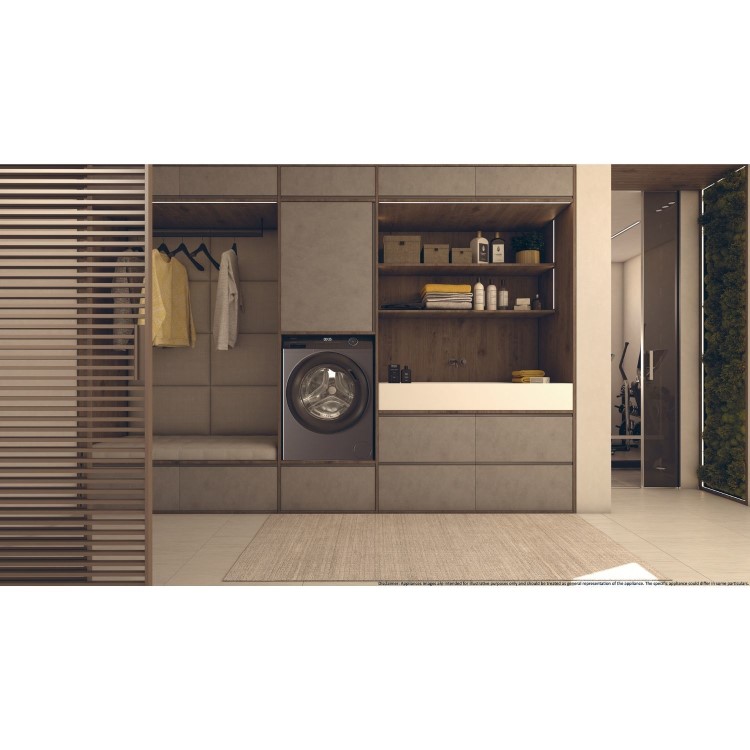 Haier 939 iPro Series 3 8kg 1400rpm Washing Machine - Graphite