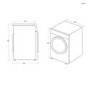Haier 959 iPro Series 5 9kg 1400rpm Washing Machine - White