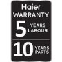 Haier X5 Plus 9kg 1400rpm Washing Machine - White