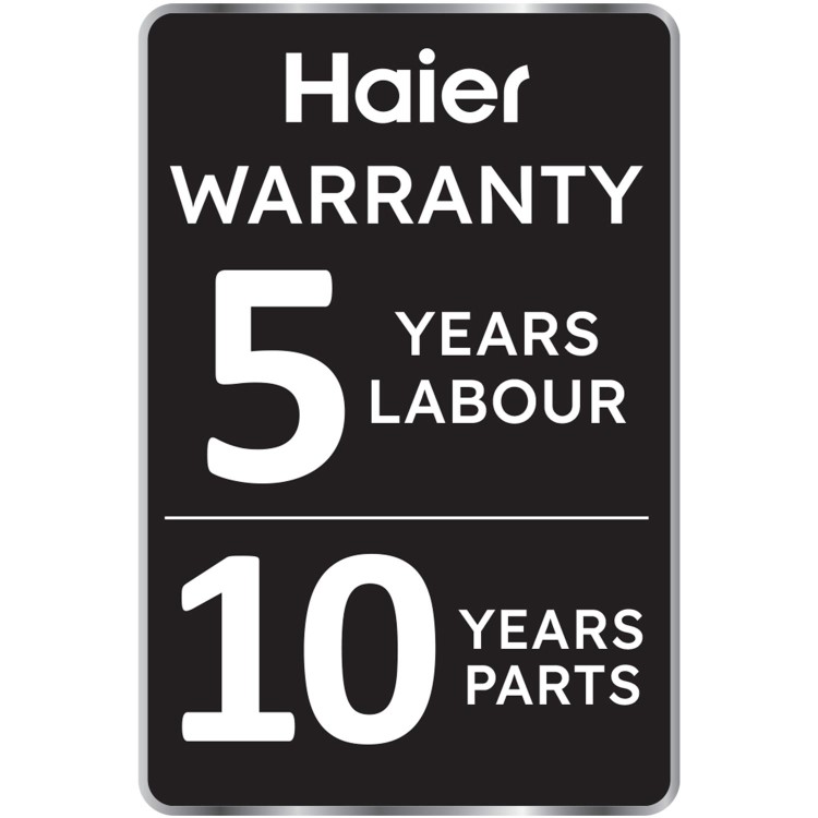 Haier X5 Plus 9kg 1400rpm Washing Machine - White