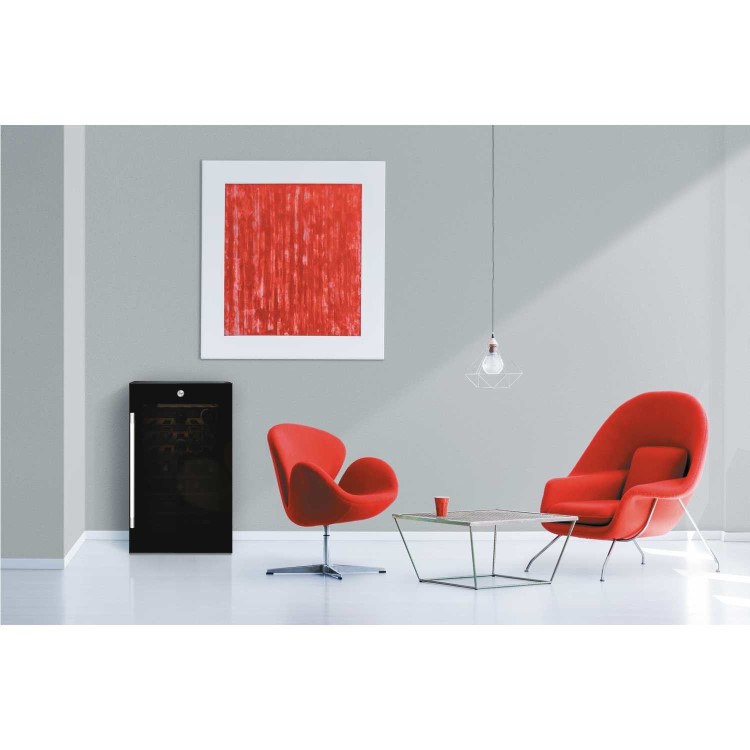 Hoover 41 Bottle Capacity Single Zone Wine Cooler - Black