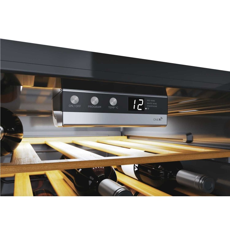 Hoover 41 Bottle Capacity Single Zone Wine Cooler - Black