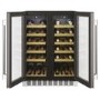 Hoover 38 Bottle Capacity Dual Zone 60cm Freestanding Wine Cooler - Stainless Steel