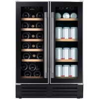 Refurbished Hoover HWCB60DUK/N Freestanding 46 Bottle Capacity Dual Zone Wine Cooler Black Refurbished Hoover HWCB60DUK/N Freestanding 46 Bottle Capacity Dual Zone Wine Cooler Black