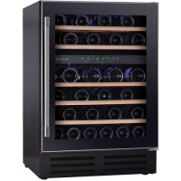 GRADE A2 - Hoover HWCB60UK 60cm 46 Bottle Capacity Wine Cooler Black GRADE A2 - Hoover HWCB60UK 60cm 46 Bottle Capacity Wine Cooler Black