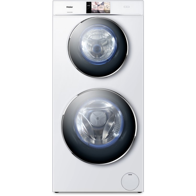 Haier HWD120-B1558 DuoDrum 12kg Wash 4kg Dry 1500rpm Freestanding Washing Machine-White