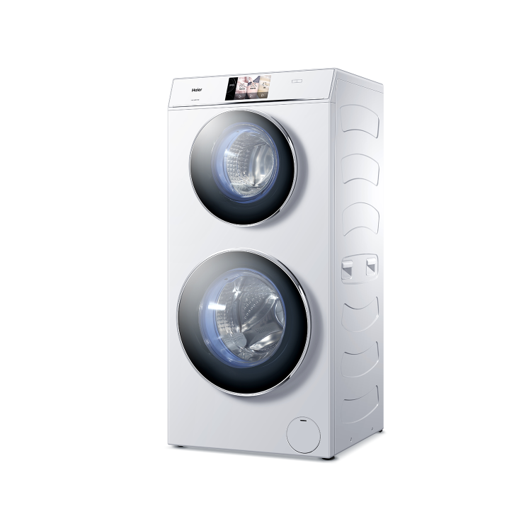Haier HWD120-B1558 DuoDrum 12kg Wash 4kg Dry 1500rpm Freestanding Washing Machine-White