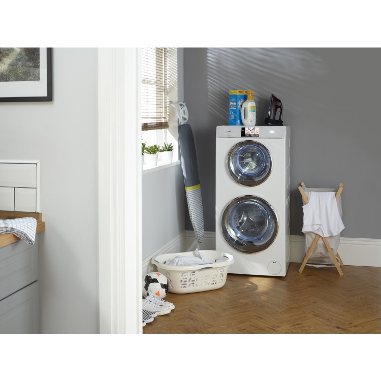 Haier HWD120-B1558 DuoDrum 12kg Wash 4kg Dry 1500rpm Freestanding Washing Machine-White
