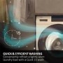 Haier 939 iPro Series 3 9kg Wash 6kg Dry Washer Dryer -  White