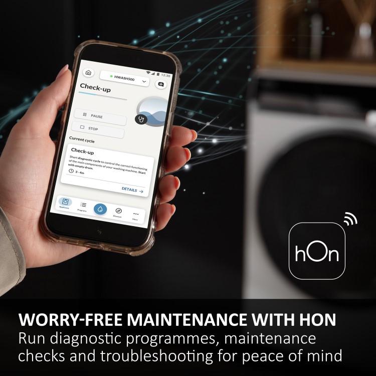 Haier I-Pro Series 5 9kg Wash 6kg Dry Washer Dryer - Graphite