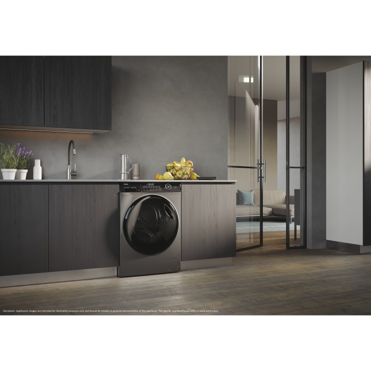 Haier I-Pro Series 5 9kg Wash 6kg Dry Washer Dryer - Graphite
