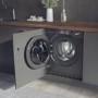Refurbished Haier Series 4 9kg Wash 5kg Dry 1600rpm Integrated Washer Dryer - Graphite