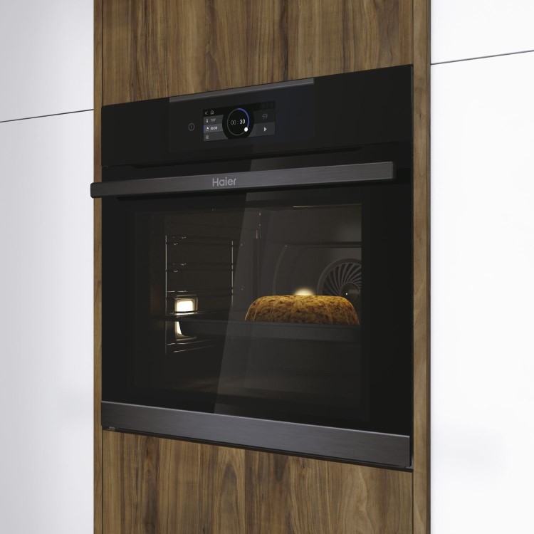 Haier Series 4 Electric Single Oven - Black