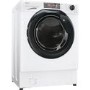 Refurbished Haier Series 4 HWQ90B416FWB-UK Integrated 9KG 1600 Spin Washing Machine White