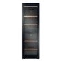 Haier 201 Bottle Capacity Dual Zone Freestanding Wine Cooler - Black 