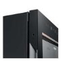 Haier 201 Bottle Capacity Dual Zone Freestanding Wine Cooler - Black 