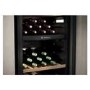 Haier 201 Bottle Capacity Dual Zone Freestanding Wine Cooler - Black 