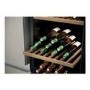 Haier 201 Bottle Capacity Dual Zone Freestanding Wine Cooler - Black 
