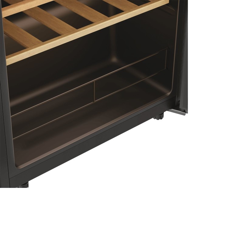 Haier 21 Bottle Compressor Wine Cooler Freestanding - Black