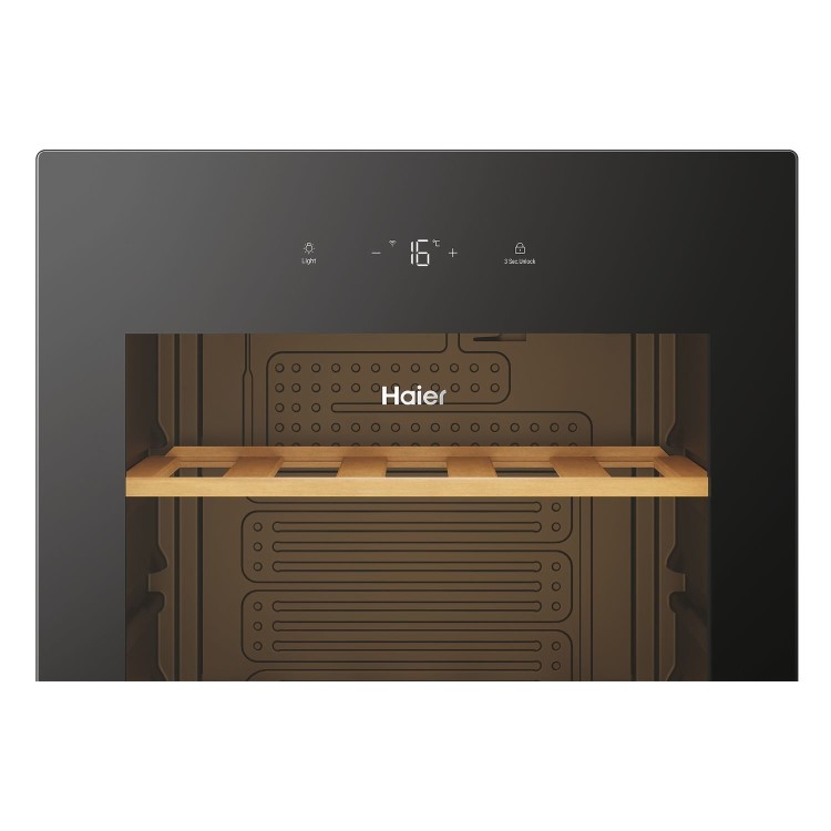 Haier 21 Bottle Compressor Wine Cooler Freestanding - Black