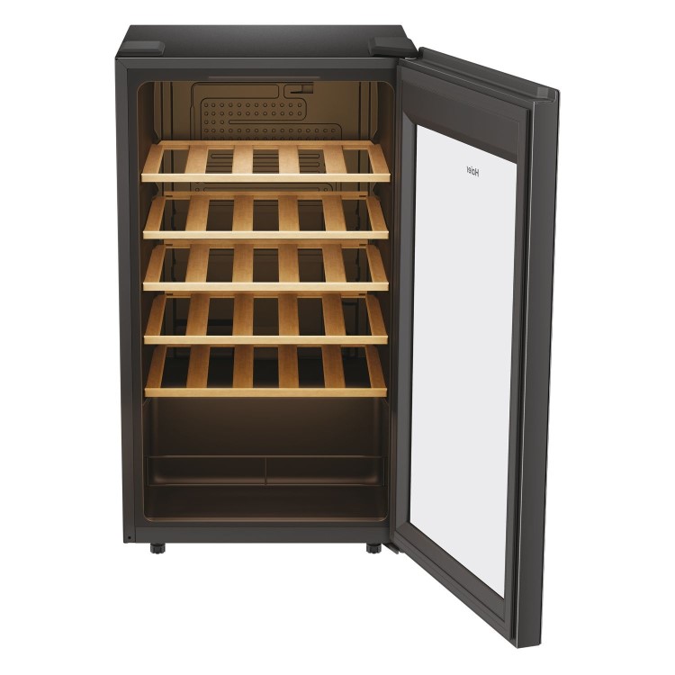 Haier 21 Bottle Compressor Wine Cooler Freestanding - Black