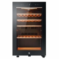 Haier 49 Bottle Capacity Single Zone Feestanding Wine Cooler - Black Haier 49 Bottle Capacity Single Zone Feestanding Wine Cooler - Black