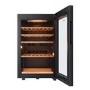 Refurbished Haier HWS49GA Freestanding 42 Bottle Single Zone Wine Cooler Black