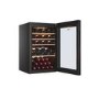 Haier 49 Bottle Capacity Single Zone Feestanding Wine Cooler - Black