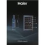 Haier 49 Bottle Capacity Single Zone Feestanding Wine Cooler - Black