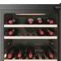 Haier 77 Bottle Dual Zone Freestanding Wine Cooler - Black