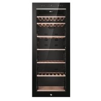 Haier 84 Bottle Single Zone Wine Cooler - Black