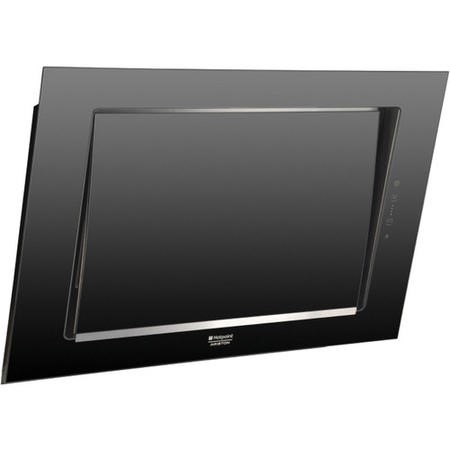 black angled cooker hood 80cm